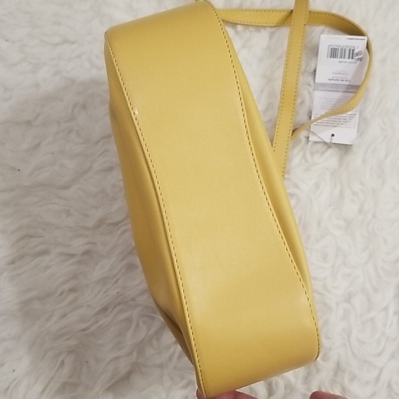 💕LANCASTER PARIS💕 Yellow Leather Shoulder Bag - Picture 7 of 11